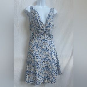 Floral dress super cute Blue & Yellow Size L